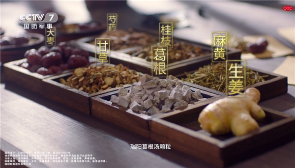 非凡年 非凡药 瑞阳葛根汤颗粒登陆央视C位